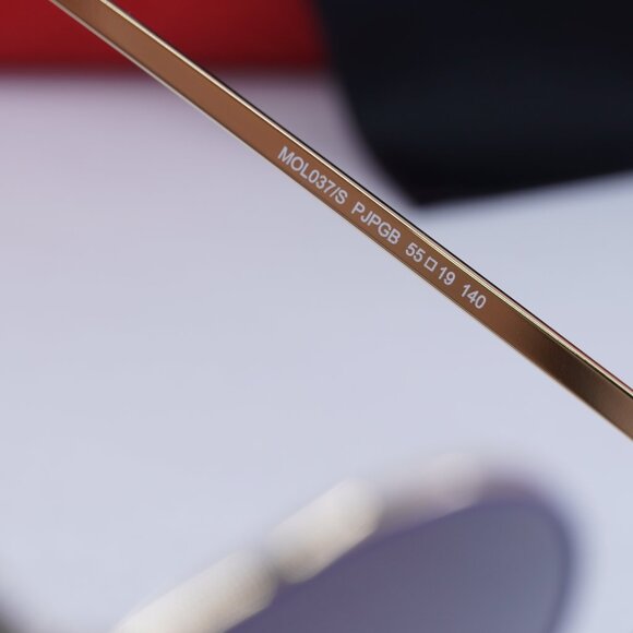 Final Price! Moschino Love MOL037/S 0PJP GB Gold/Pink Sunglasses main image 4